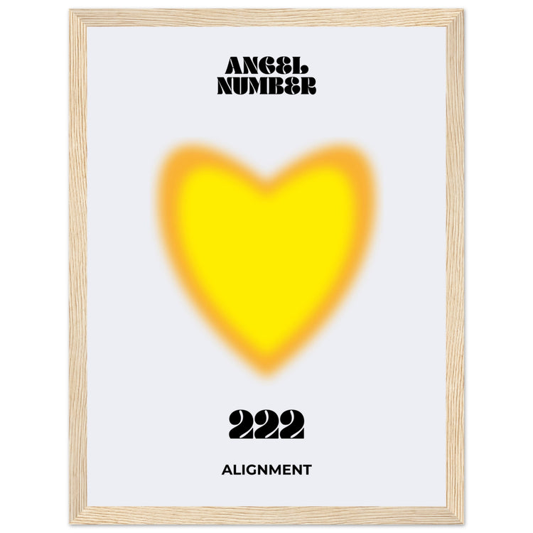 Angel Number 222 Aura Art Print - Alignment