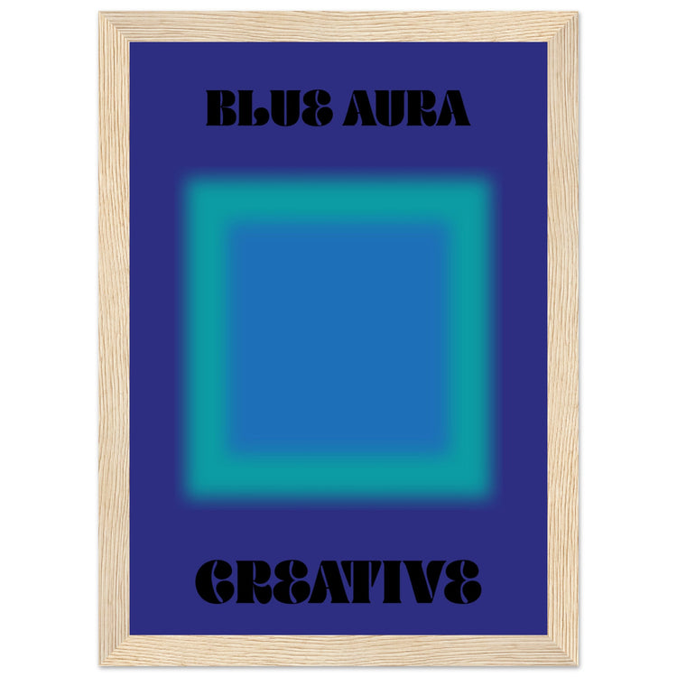 Aura Blue Creative Art Print