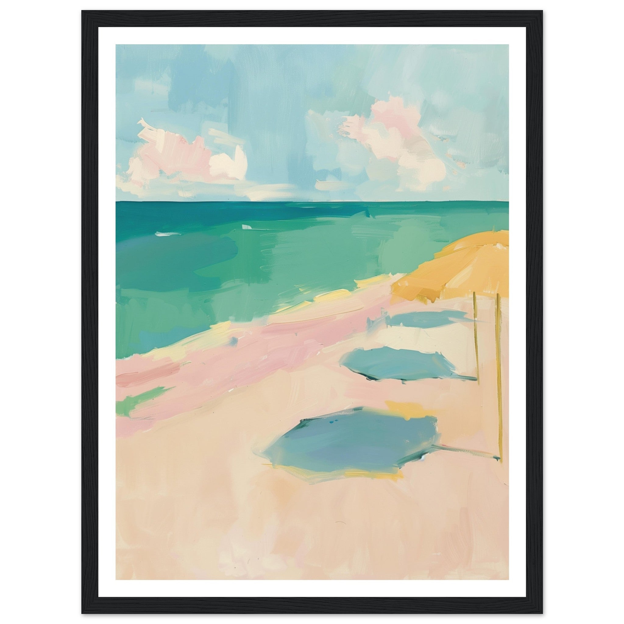 Pastel Tides - Summer Art Print – Milkshakeliving