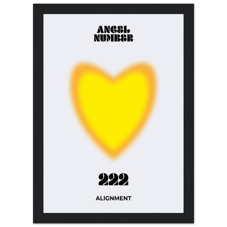 Angel Number 222 Aura Art Print - Alignment