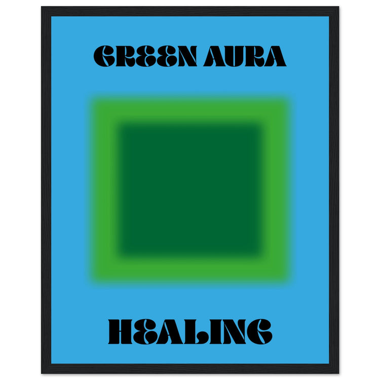 Aura Green Healing Art Print