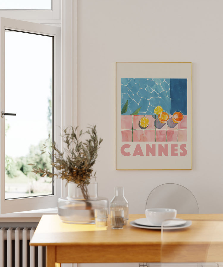 Golden Hour in Cannes - Summer Art Print