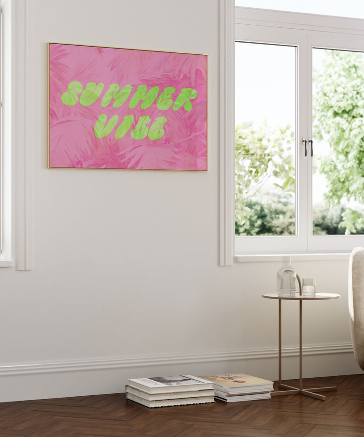 Summer Vibe - Word Art Print