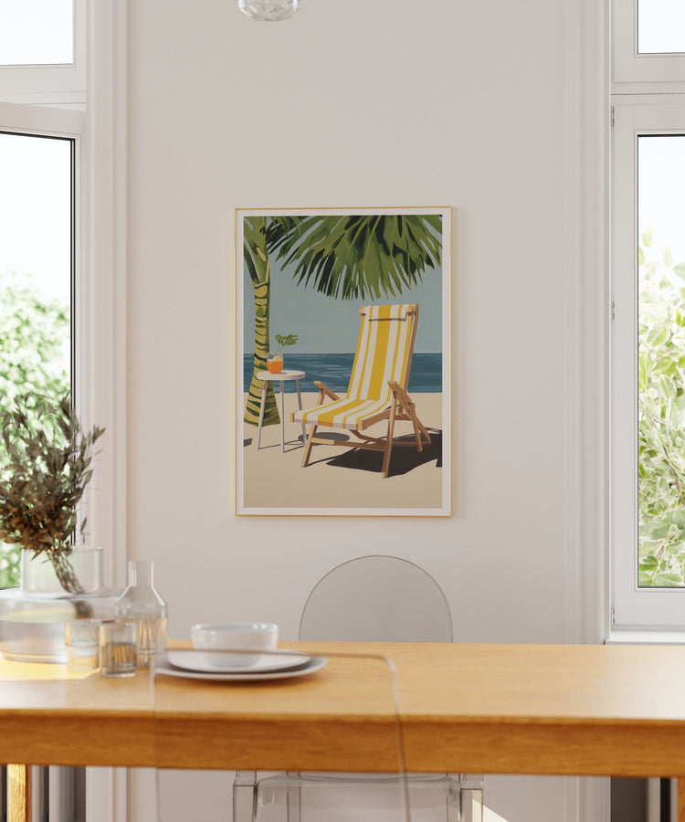 Sun-Soaked Escape – Summer Art Print