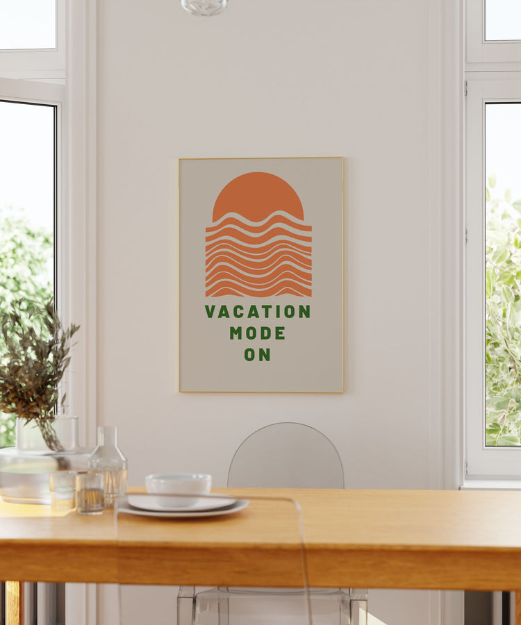 Vacation Mode On – Summer Art Print