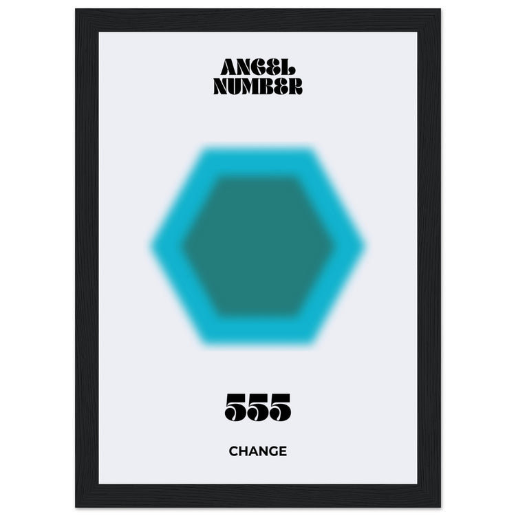 Angel Number 555 Aura Art Print - Chance