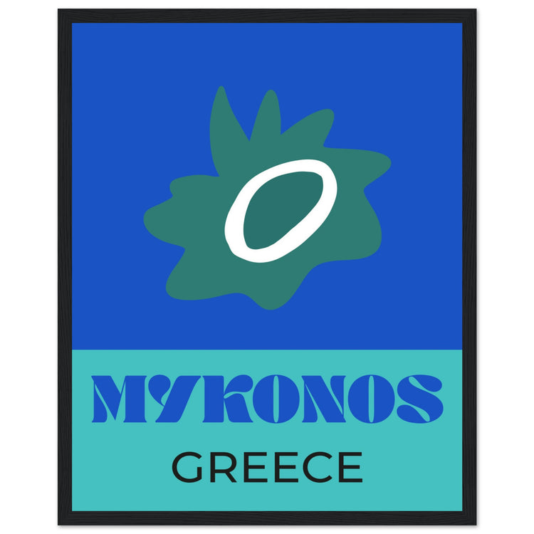 Mykonos Greece Travel Art Print