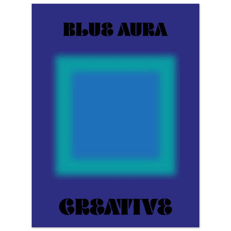 Aura Blue Creative Art Print