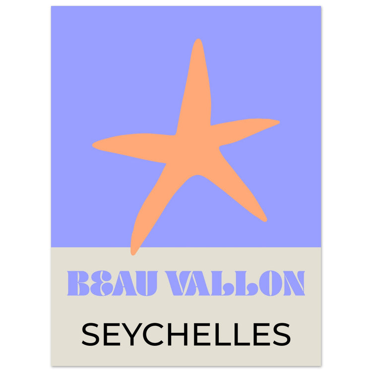 Seychelles Travel Art Print