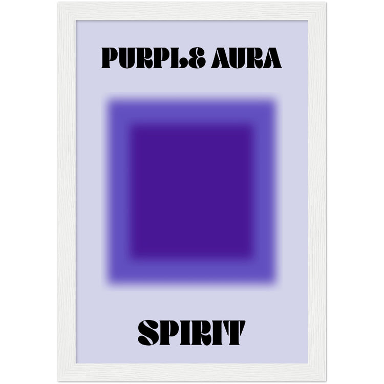 Aura Purple Spirit Art Print