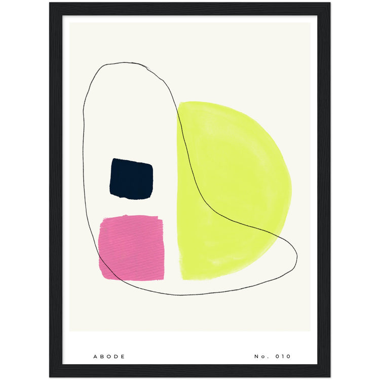 Abstract Yellow Art Prints | Abode No. 010 Prints | Milkshakeliving