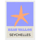 Seychelles Travel Art Print
