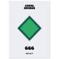 Angel Number 666 Aura Art Print - Reflect