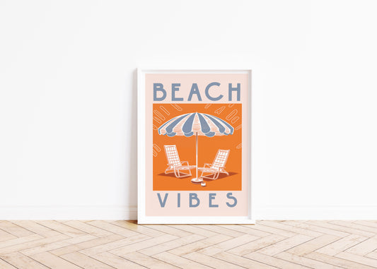 Beach Vibes - Summer Art Print