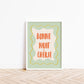 Bonne Nuit Cherie Word Art Print
