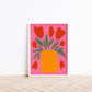 Contemporary Floral Art Print #51