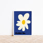 Contemporary Floral Art Print #58 - Retro Daisy