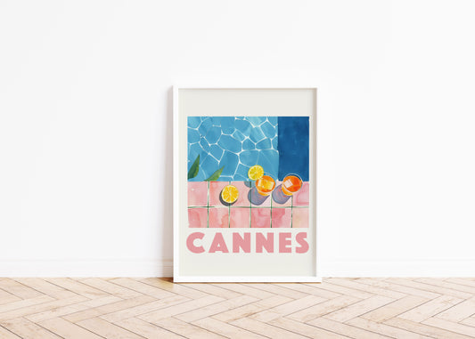 Golden Hour in Cannes - Summer Art Print