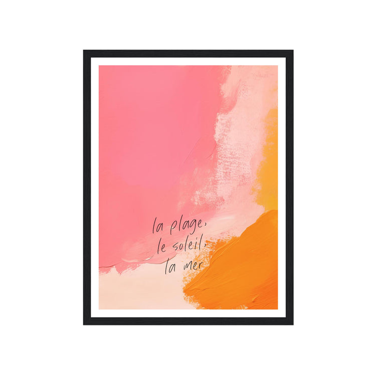La Plage- Abstract Art Wall Edit No. 010
