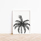 Palm Noir - Summer Art Print