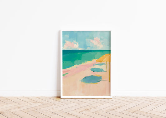 Pastel Tides - Summer Art Print