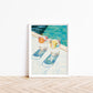 Poolside Bliss – Summer Art Print