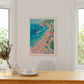 Seaside Stroll - Summer Art Print