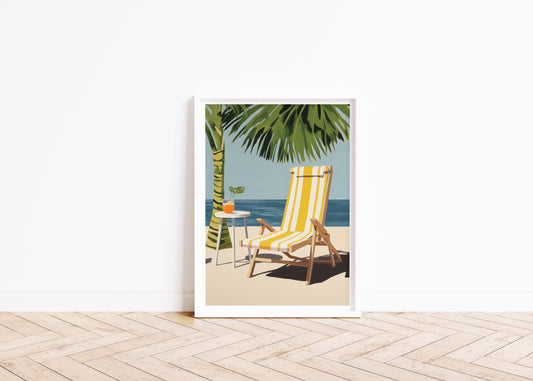 Sun-Soaked Escape – Summer Art Print