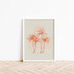 Sunset Palms - Summer Art Print