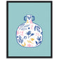Contemporary Floral Vase Art Print