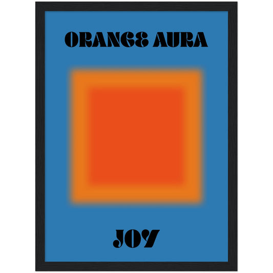 Aura Orange Joy Art Print