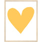 Forever Heart Art Print - Lemon