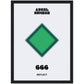 Angel Number 666 Aura Art Print - Reflect