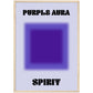 Aura Purple Spirit Art Print