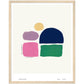 Abode No. 001 Abstract Art Print - Paradise Found