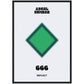 Angel Number 666 Aura Art Print - Reflect